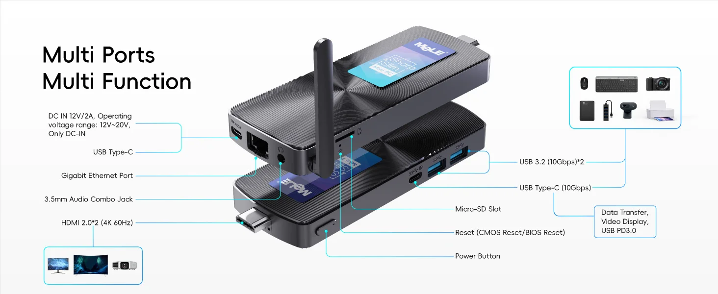 Мини-ПК MeLE PCG02 | AliExpress