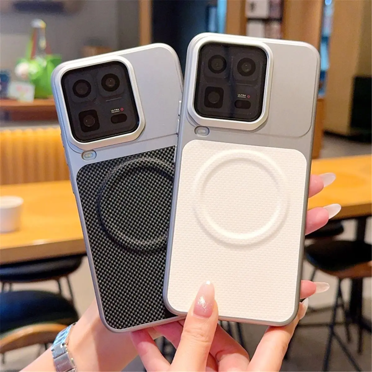 

Case For iQOO 15 Ultra Magnetic Phone Case Kona Leather Business Frosted Matte Hard Shell Anti-Fingerprint Slim Protective Cover
