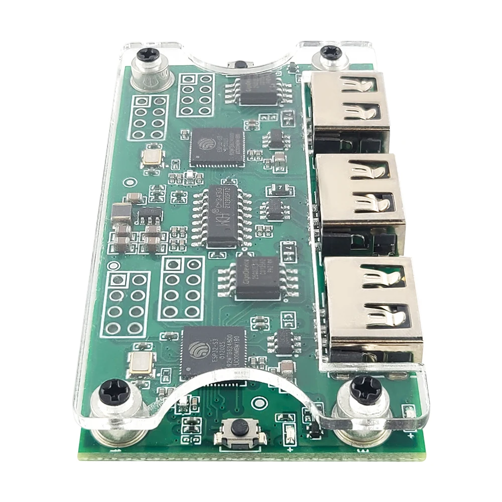 ESP32-S3 MAKCU Papan Pengembangan Modul Pengiriman Presisi Independen DMA Arsitektur Dual ESP32-S3 Chip dengan 3D Kandang