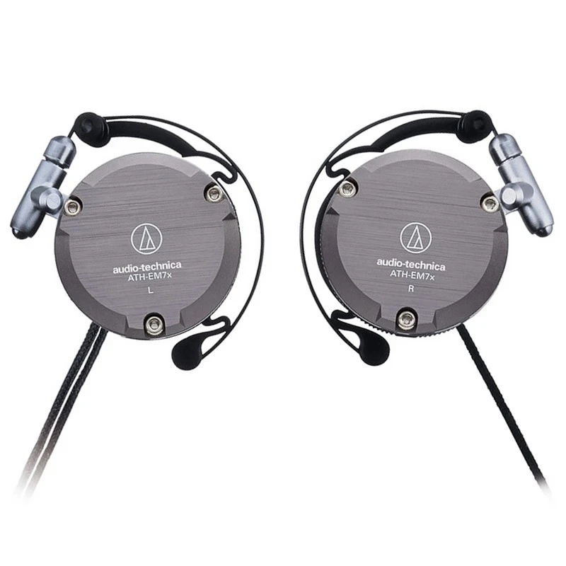 Audio-Technica ATH-EM7X Wired Earphone Sport Ear Hook Earphone Heavy Bass Music Earphone for Samsung android iphone