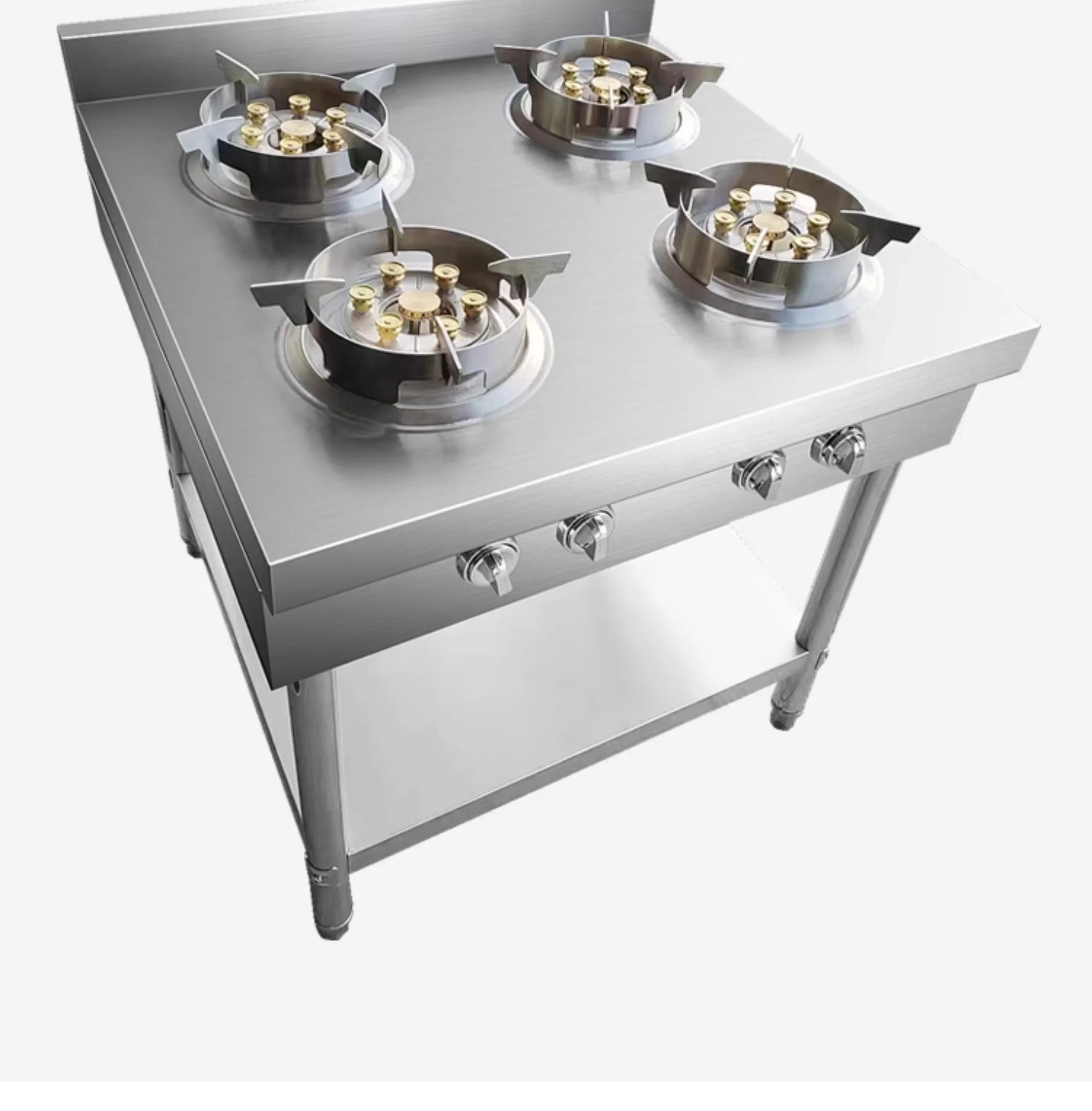 Flame-out protection device for commercial natural gas fire stove