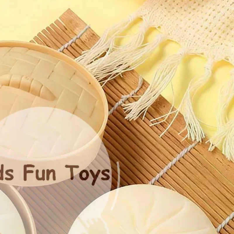 1PC Soft Dumpling  Steamed Stuff Bun Fidget Toy AntiStress Ball for Children and Adult Relaxation