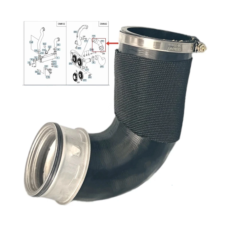 A4615001075 4615001075 Air Intake Intercooler Hose For Mercedes-Benz G-Class W461 W463 Enigne Coolant Pipe Car Accessories