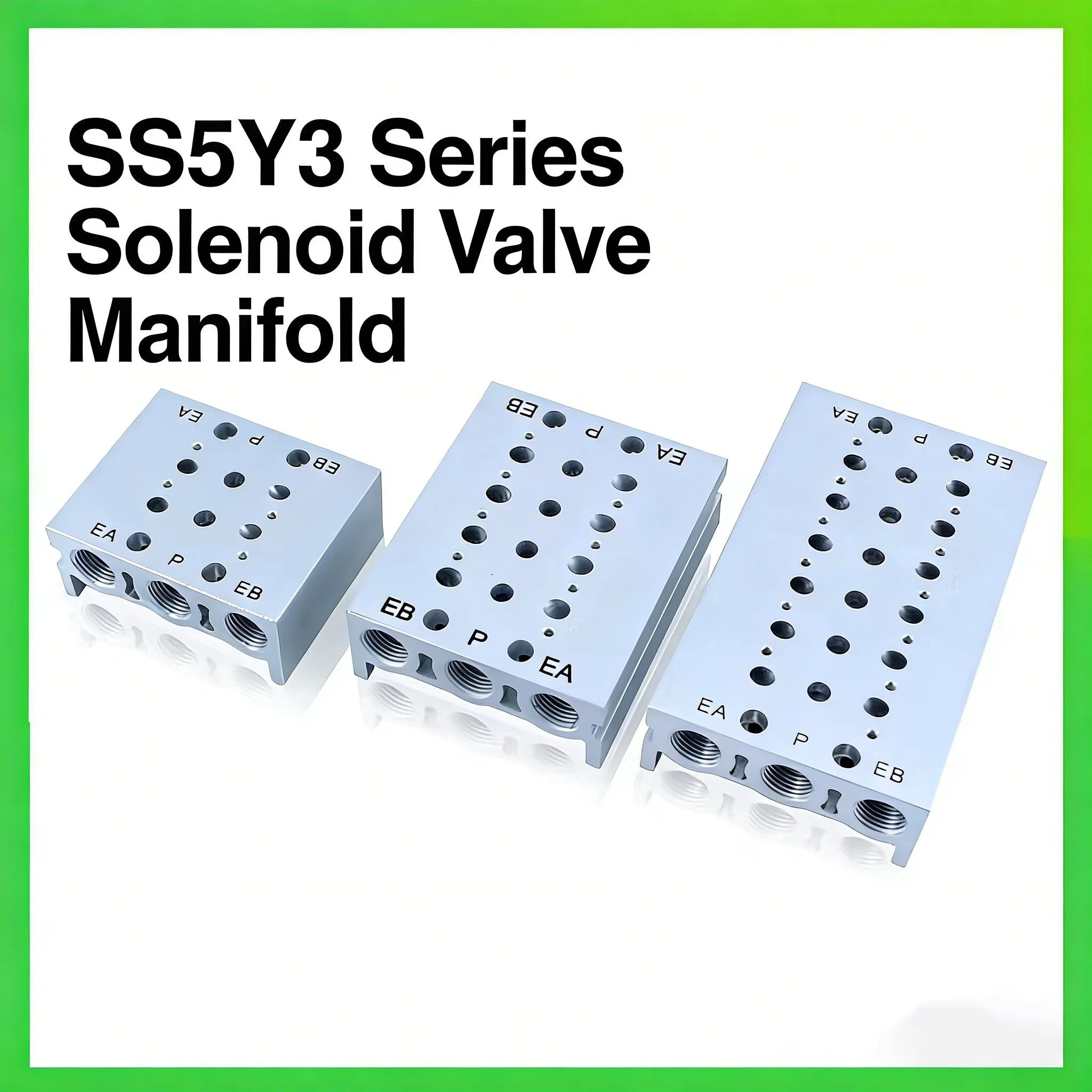 SY5120 Solenoid Valve Base SS5Y5-20-02/03/04/05/06/07/08 Manifold Valve Plate