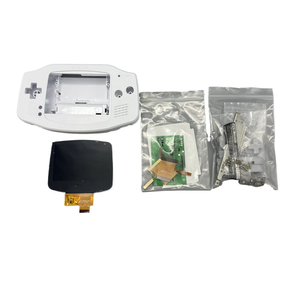 Full Lamination Ultra Bright IPS LCD Screen with Casing, Complete Display Kit for Handheld Console