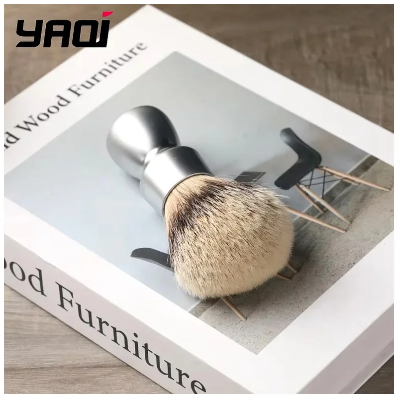 brocha-de-afeitar-yaqi-con-mango-de-metal-pesado-y-pelo-silvertip-para-hombres-oferta-relampago-2026
