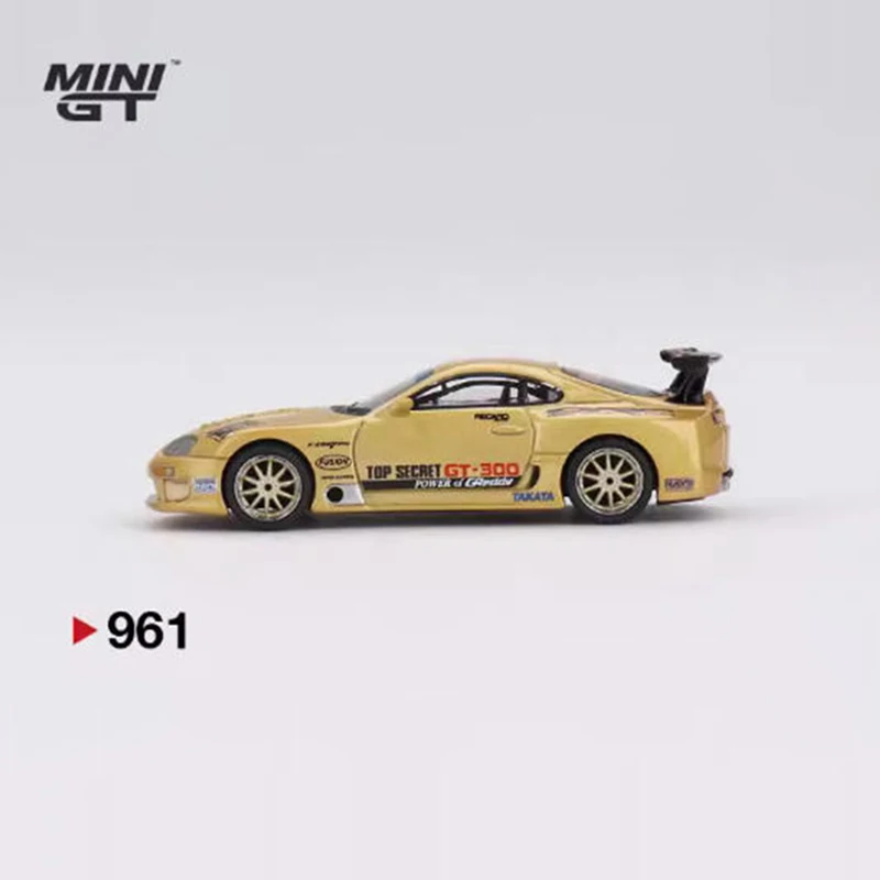 مينيجت 1:64 # 961-Supra (A80) Top Secret GT-300 مجموعة نماذج سيارة مصنوعة من خليط معدني عرض لعبة هدايا تذكارية