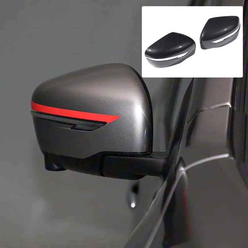 For Nissan juke 2015 2016 2017 2018 matte black side door mirror protective cover decorative sticker car styling accessories view 2