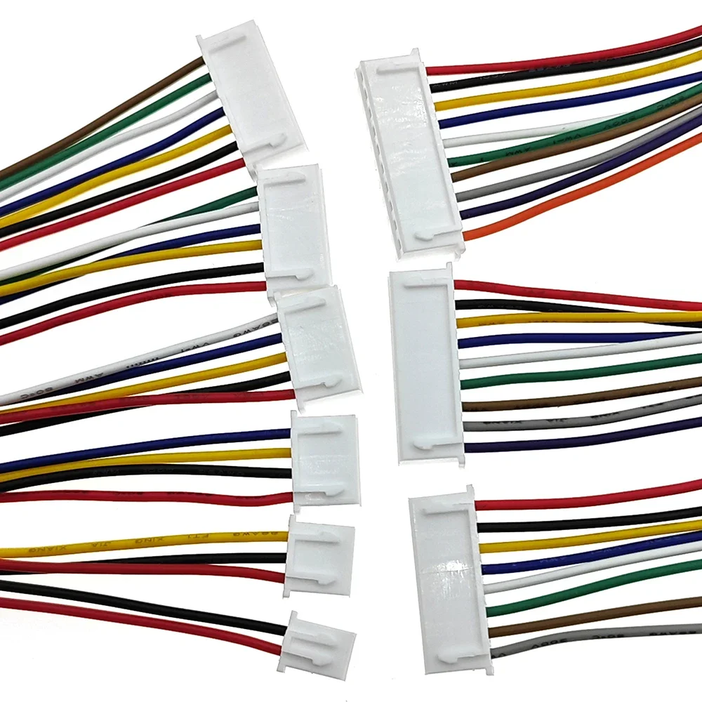 

20Pcs JST XH2.54 2/3/4/5/6/7/8/9/10/12 Pin Connector Plug Wire Cable 20cm Length