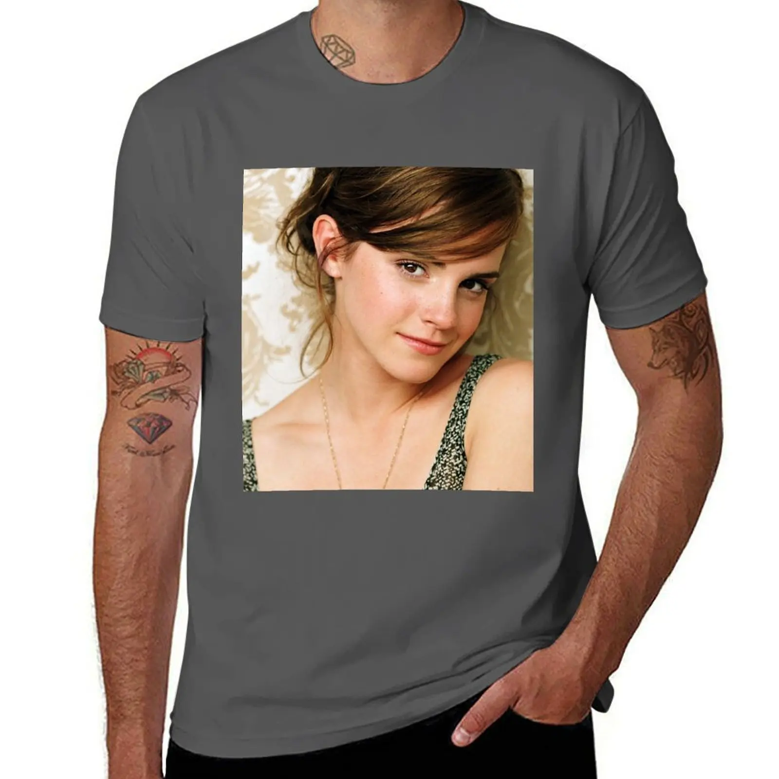 

EMMA WATSON T-Shirt Holiday Casual Short Sleeve Top