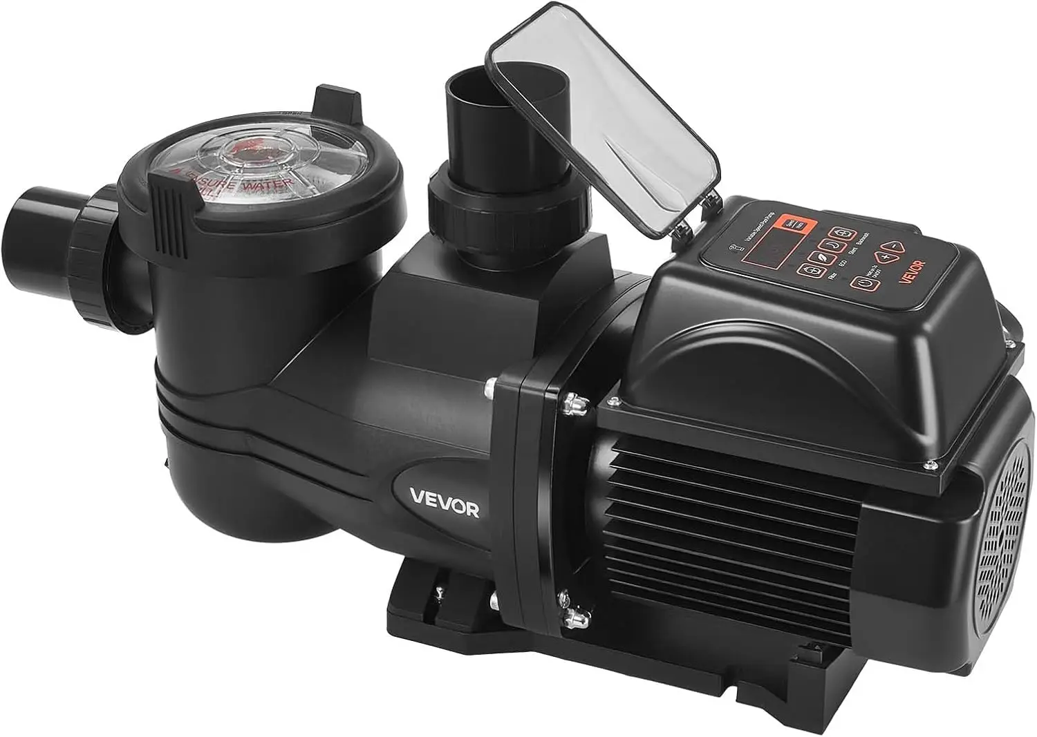 

Variable Speed Pool Pump, 2 HP, AC 220-240V, 145 GPM, in/Above Swimming Pool Pump with Filter Basket, Powerful Self Priming, Pro