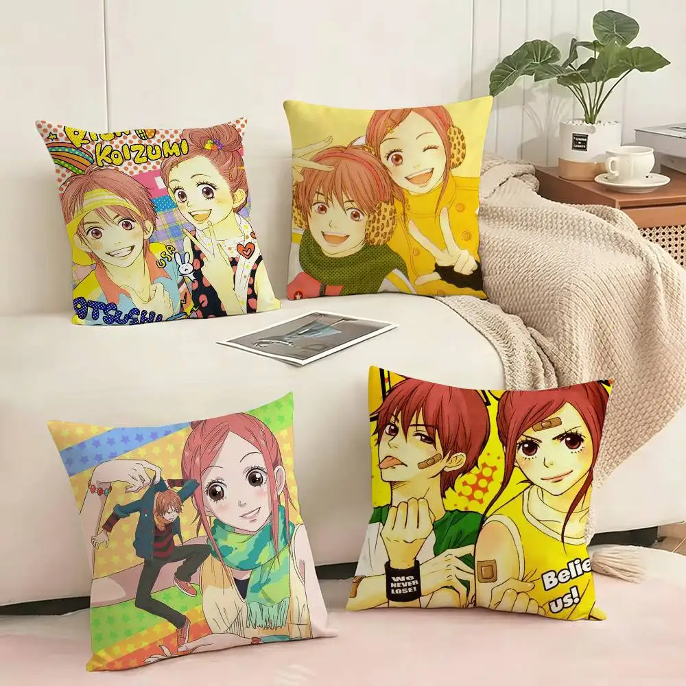 L-Lovely C-Complex  Anime  Pillow Case Square Double-Sided Sofa Cushion Cover Bedroom Bedside Pillow Gift