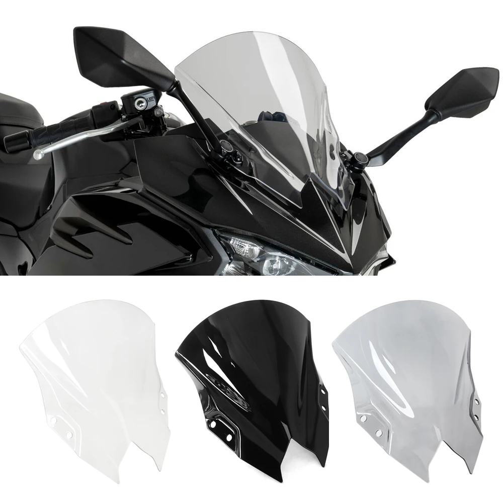 New For Kawasaki Ninja500 Ninja 500 Motorcycle Windshield Windscreen Wind Deflector NINJA500 NINJA 500 SE 2024 2025