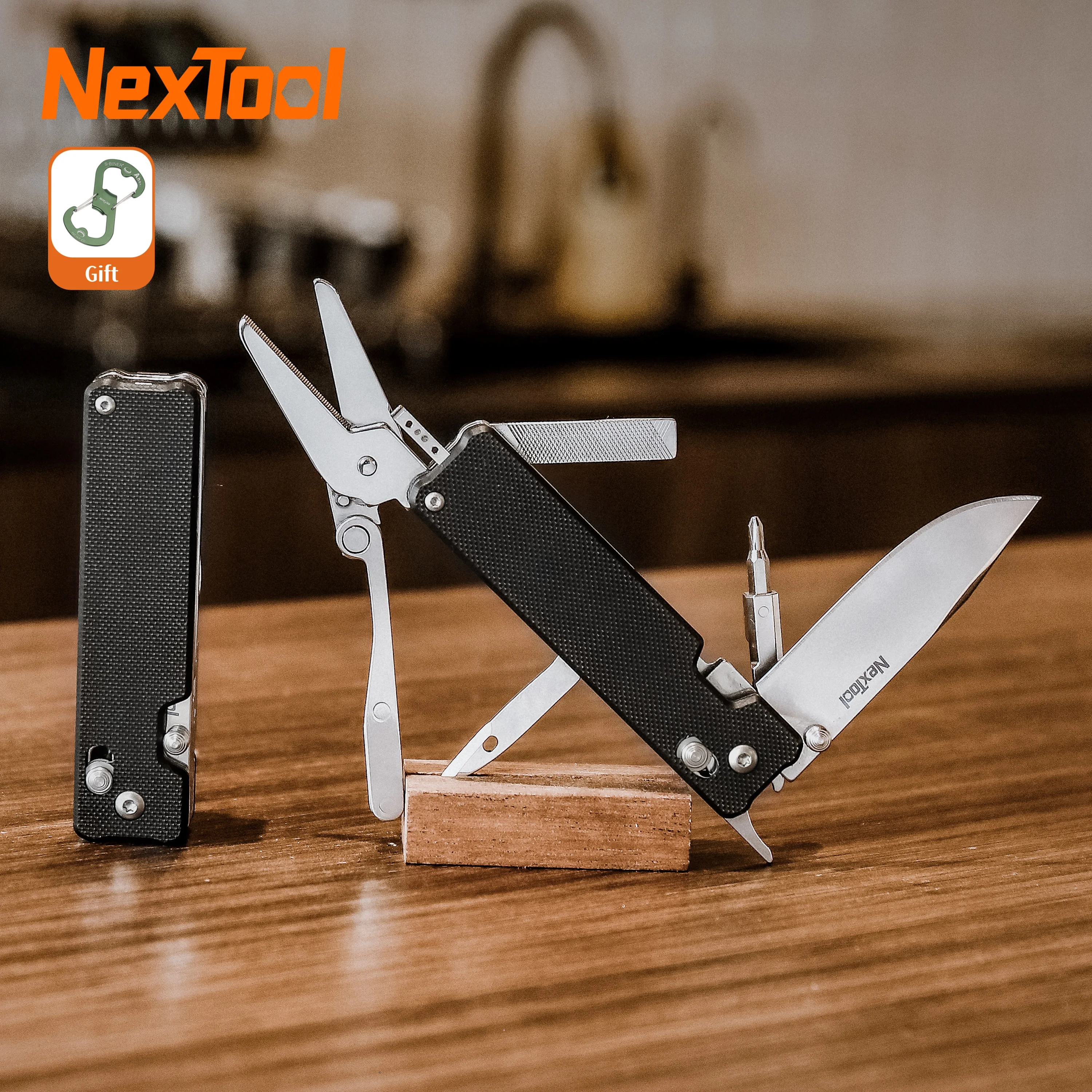 Nextool Knight EDC Knife K30 11 In 1 Pocket Knife  EDC Multi-tool Outdoor Folding Knife Mini Portable Folding Scissors Hand Tool
