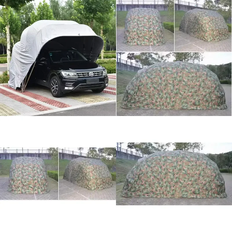 Retractable Carport Custom Retractable Outdoor Car Shelter Tent Portable Car Folding Garage Automatic Prefab Car Garage