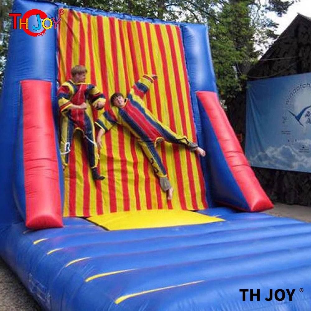 Zabawna dmuchana ściana lepkich skakania / dmuchany trampolin / skoczynka na karnawały / imprezy na świeżym powietrzu, dmuchana ściana do skakania i wspinaczki