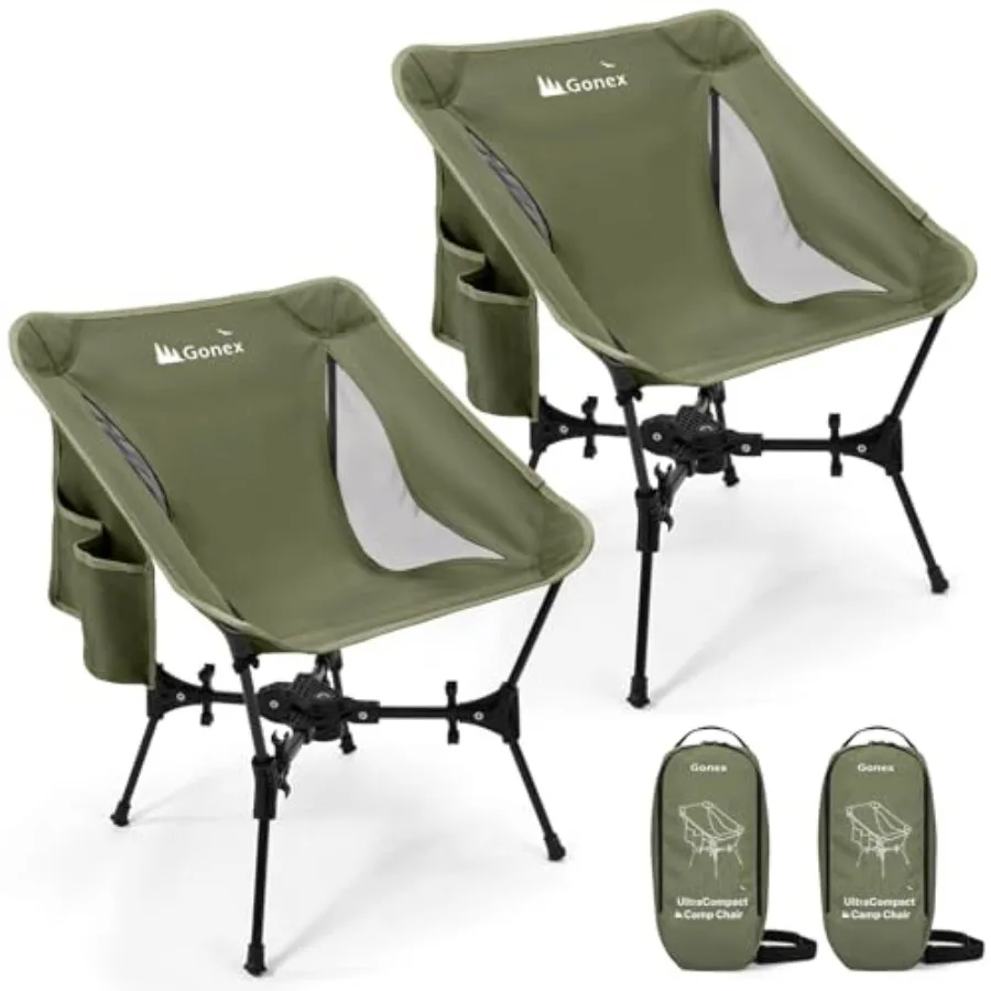 

Portable Camping Chair The 5th Gen Ultralight Compact Backpacking Foldable Lightweight Folding Chair for Outdoor Camp Hiking Be