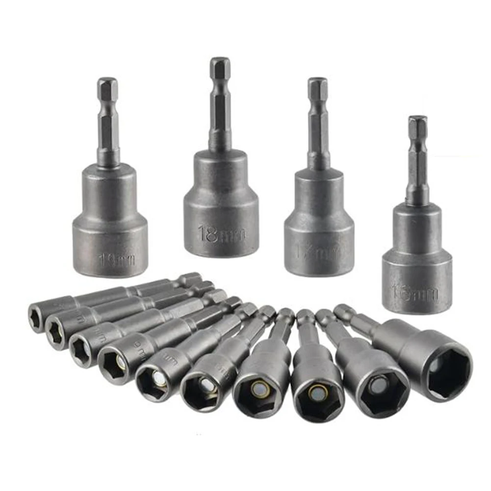 Chrome Vanadium Socket Extended Screw Socket Mechanical Repairs Quick Replacement Rust Resistance Versatile Use