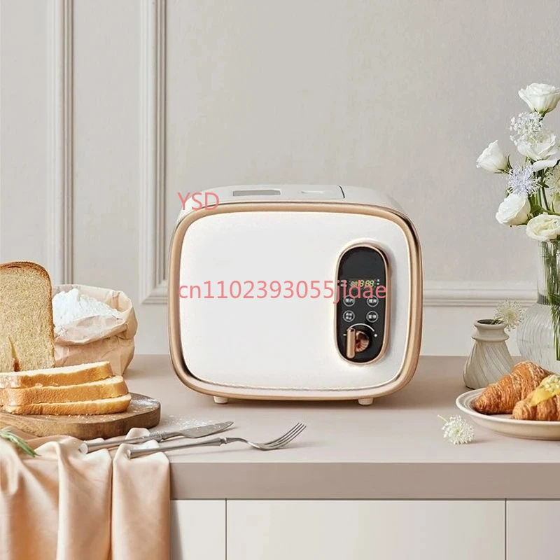Máquina para Hacer Pan Multifuncional, Diseño Inteligente con Fermentación Automática de Masa y Dispensador de Frutas para Uso Doméstico