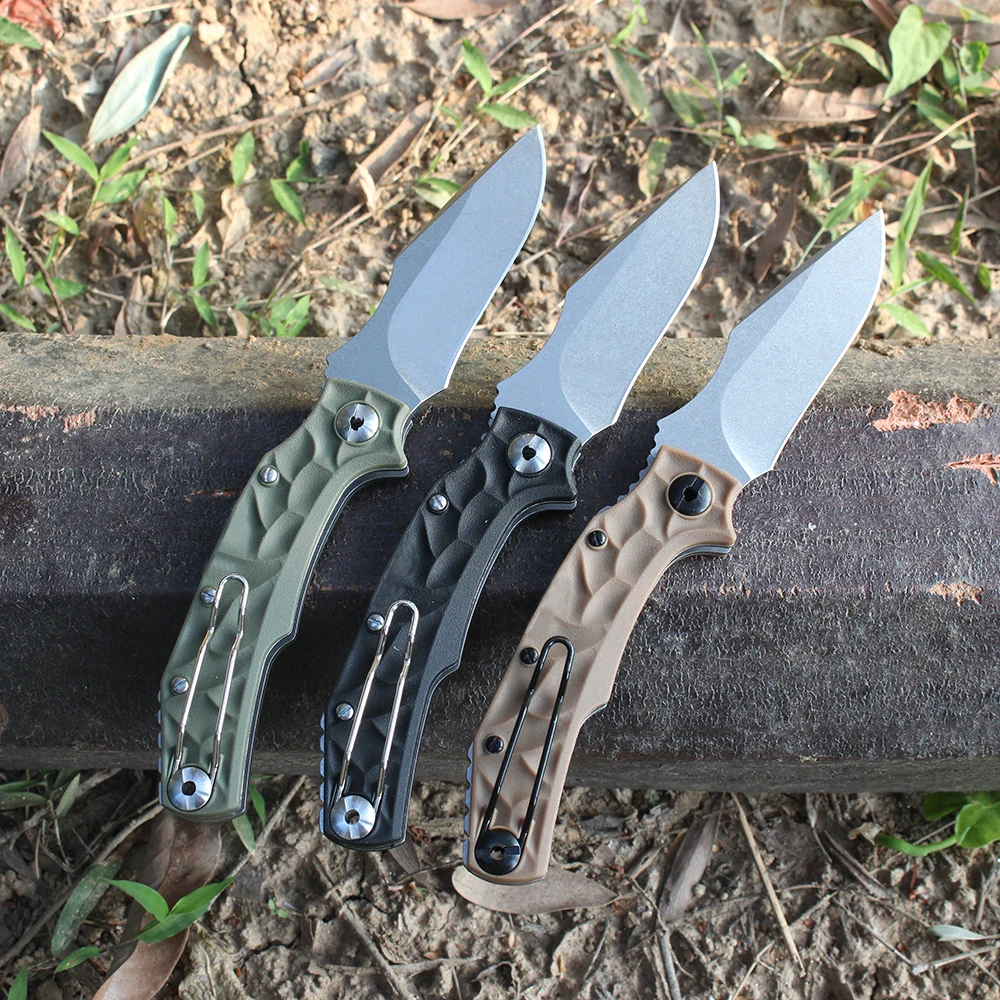 New Pohl Force Folding Pocket Knife Professional Bushcraft Survival Ganzo Small Knives Utility Tanto flipper Knife for Men Gift - view 2