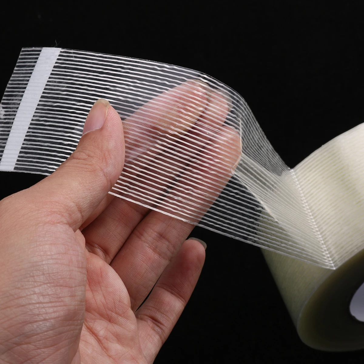 

5 Cm Glass Fiber Tape Heavy Duty Clear Packing Adhesive Sealing Package Goods Transparent Duct Shipping Moving Storage