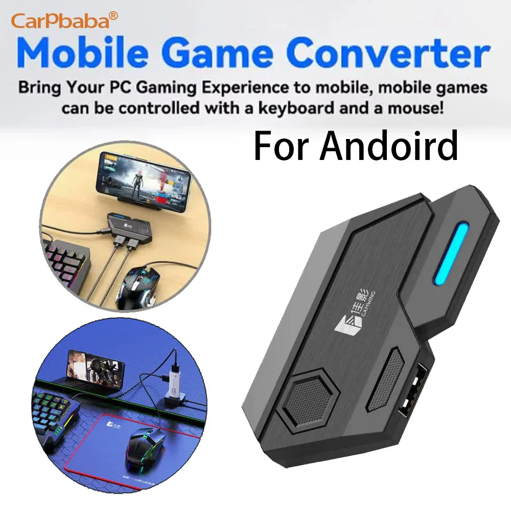 Gaming Mobile Game Combo Pack Bluetooth Connection Single Hand Keyboard Mouse Combo Responsive with Adjustable Phone Holder