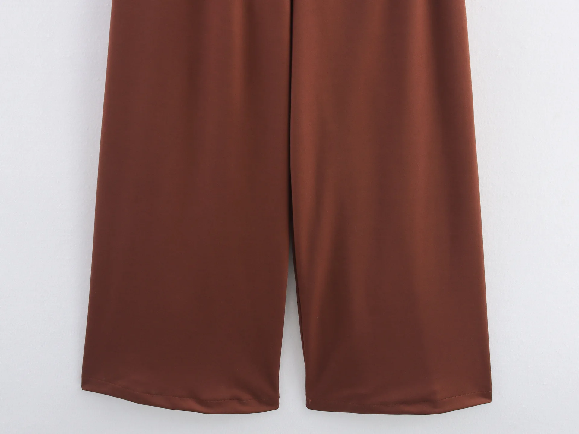 Women's Summer Sleeveless Wide Leg Hollow Jumpsuit Turtleneck Pleated Jumpsuit Casual Slim Fit Summer Elegant Outfit