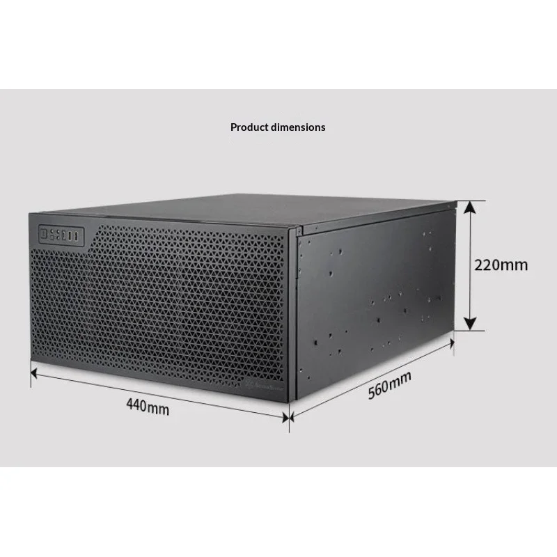 Upgrade Your Server! 5U Chassis, 8 PCI Expansion Slots, Rotatable Feet, Slide Rail Ready, Heavy Duty Case