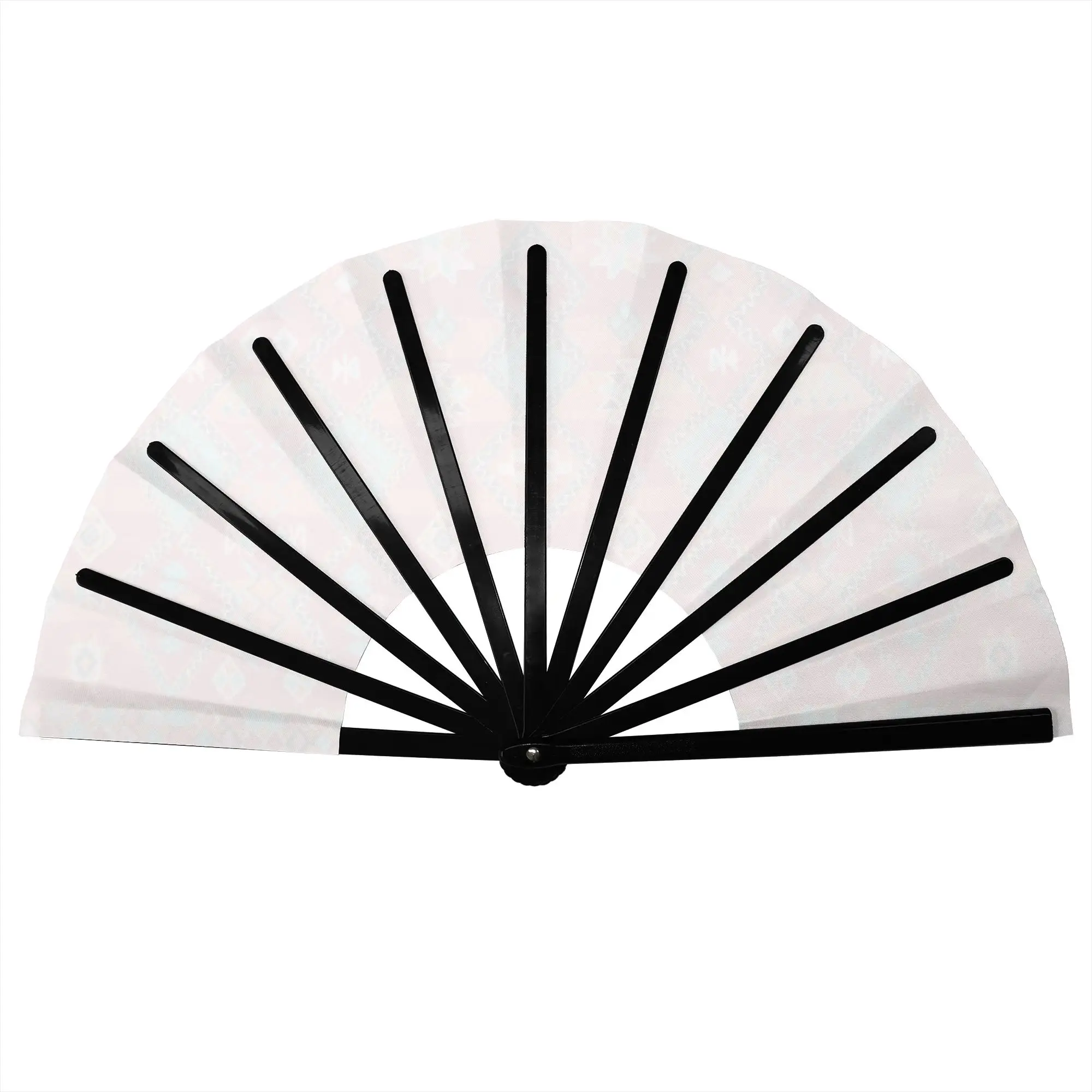 Red Oriental Heritage Berber Colored Moroccan Style Hand Fan Bohemian Tribal Printed Polyester Fan Vintage For Wedding PartyGift