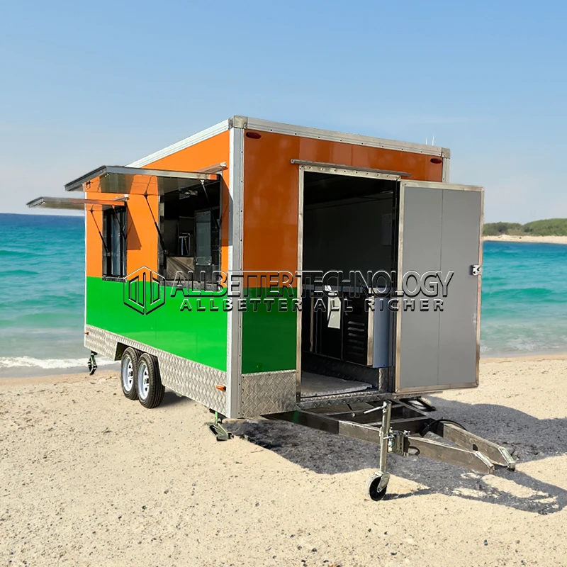 

Allbetter Street Mobile Catering Food Trailer Concession Food Truck Индивидуальный цвет для мобильного ресторана Fast Food Business
