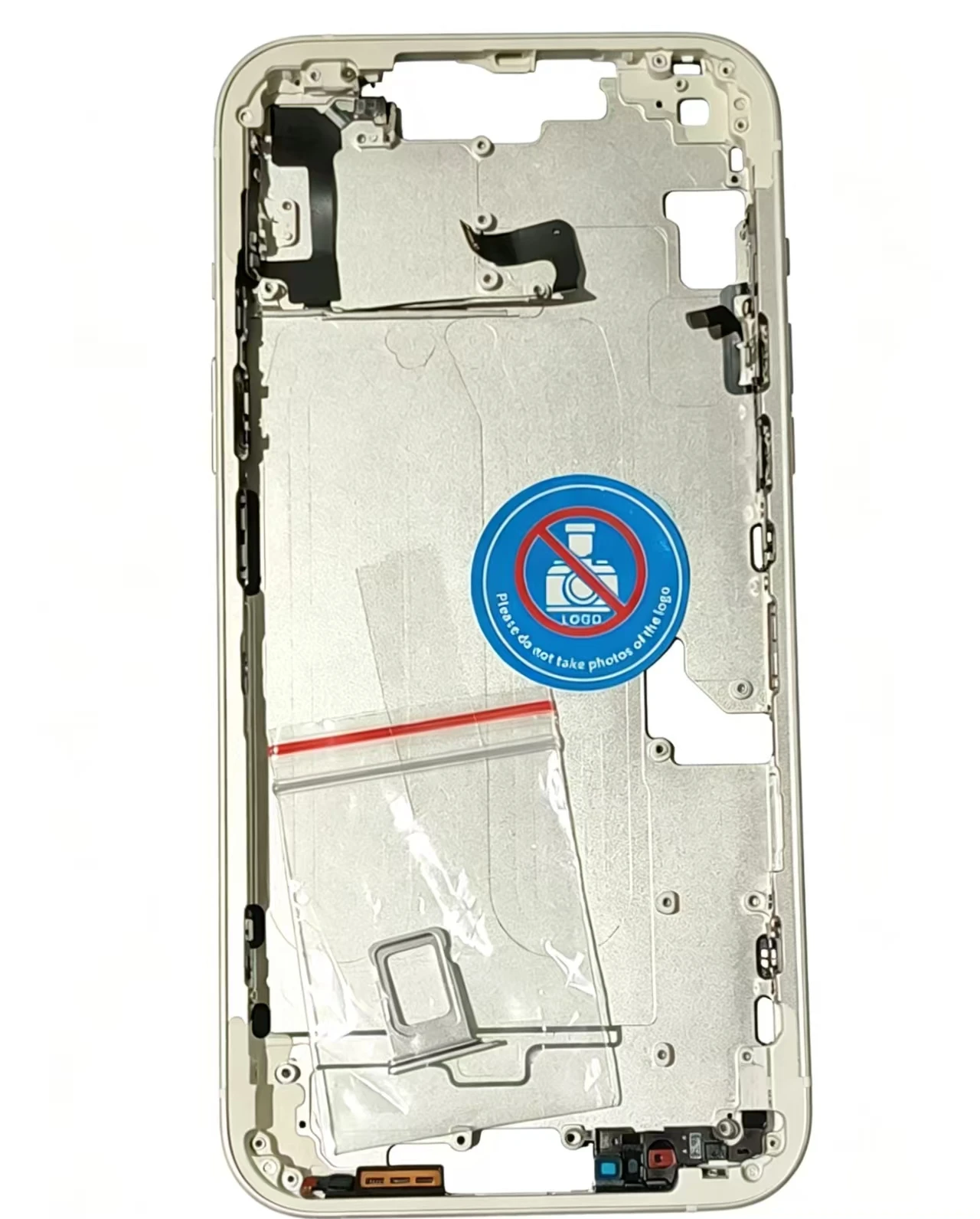 Wholesale 14 Plus for iPhone, with Button Flex Frame, Not Include Back Glass