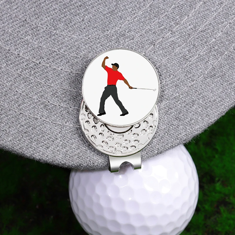 Creative Funny Magnetic Golf Ball Marker Hat Clip Wholesale Baseball Cap Decorative Studs Clips Golf Supplies