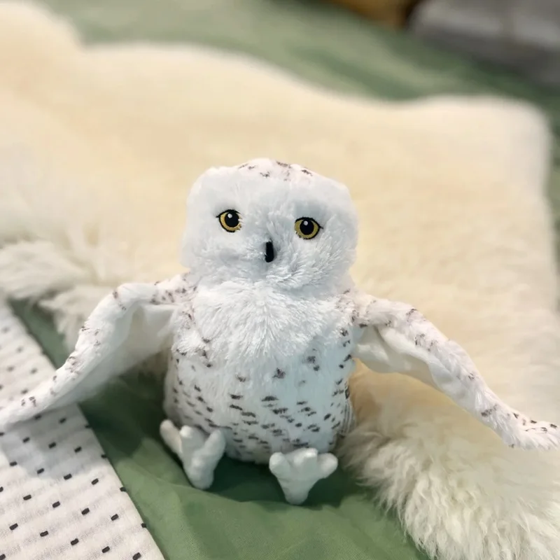 Cute Owl Plushie Owl Puppet Plush Toys Home Decoration Ornaments Interactive Fun Exquisite Simulation Toys Gifts Child Festival
