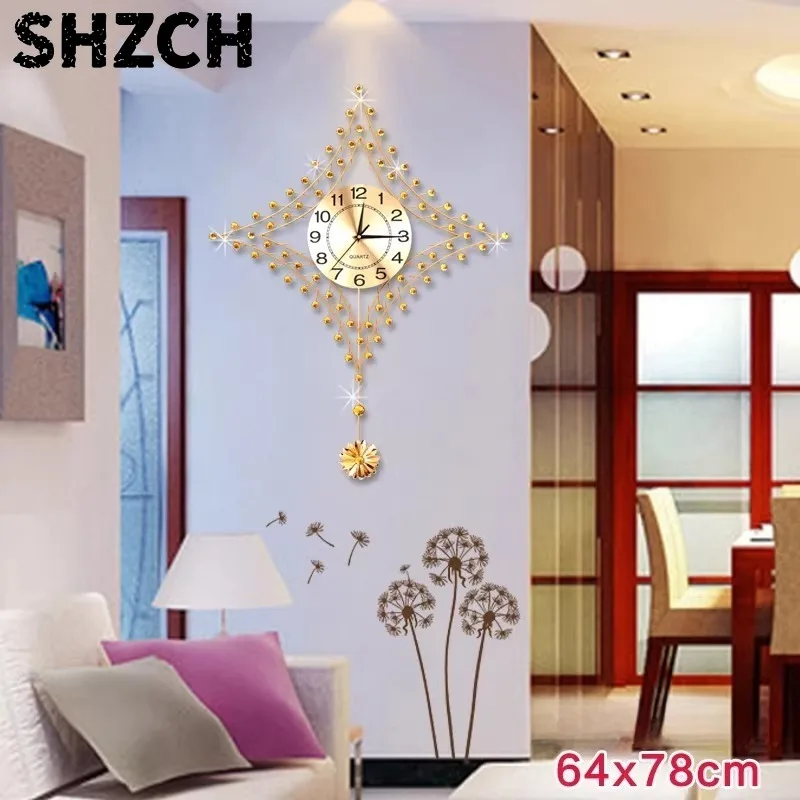 Modern Wall Clock Creative Clock Bedroom Living Room Corridor Silent Clock Decoration تحف كبيره للمنزل Reloj Digital De Pared