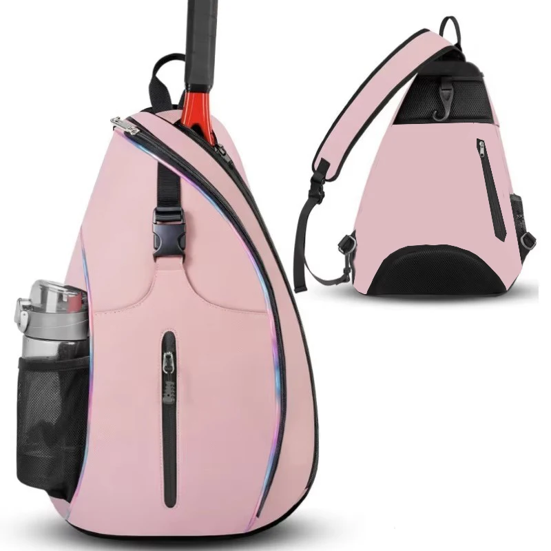 Tennis Paddle Pickleball Badminton Racket Bag Outdoor Sports Training Light Weight Shoulder Tennis Backpack Oxford Crossbody Bag