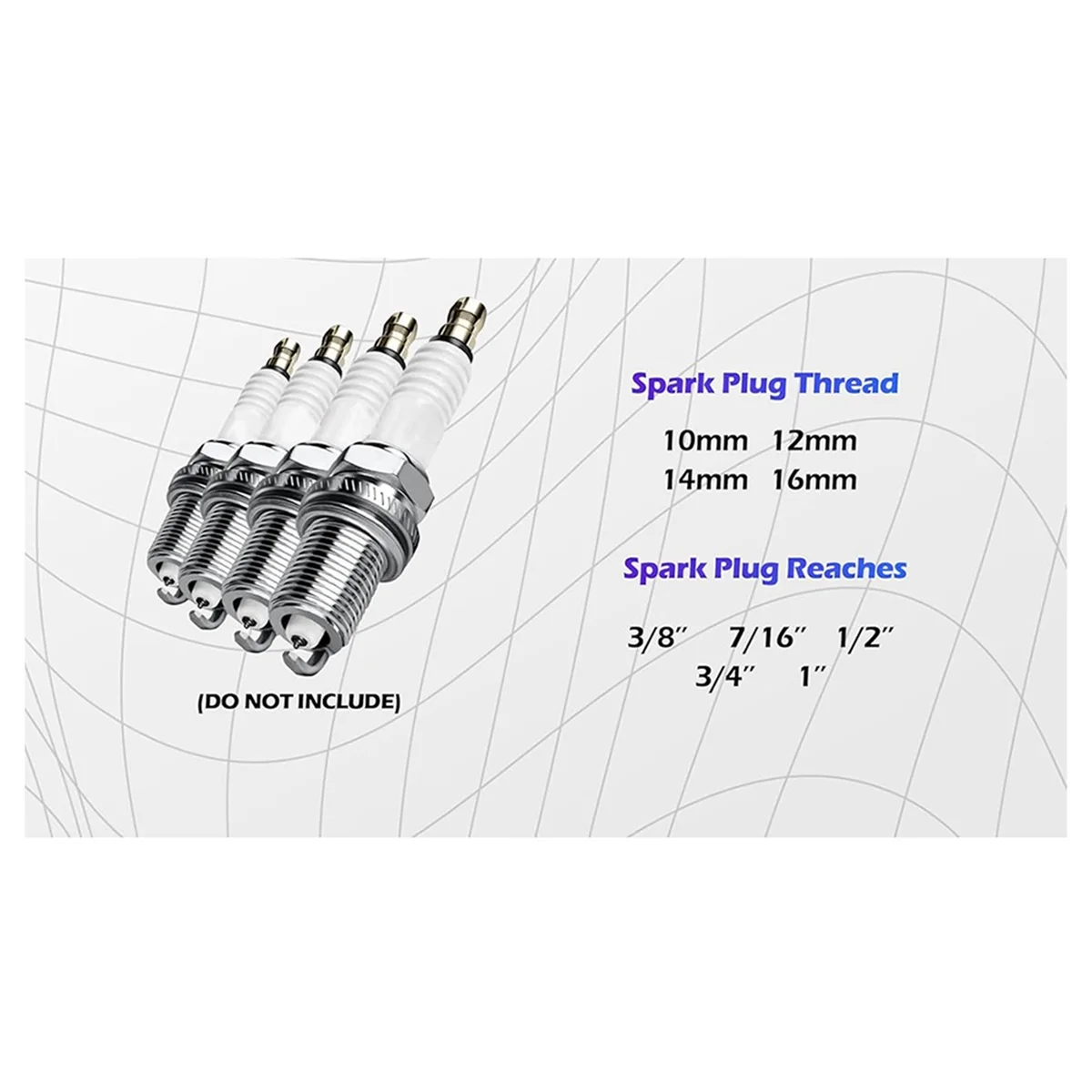 

A002 Spark Plug Tool,Car Tool,Spark Plug Gapping Tool with 32 Blade Steel Feeler Gauge,Car Accessories Spark Plug Gapper