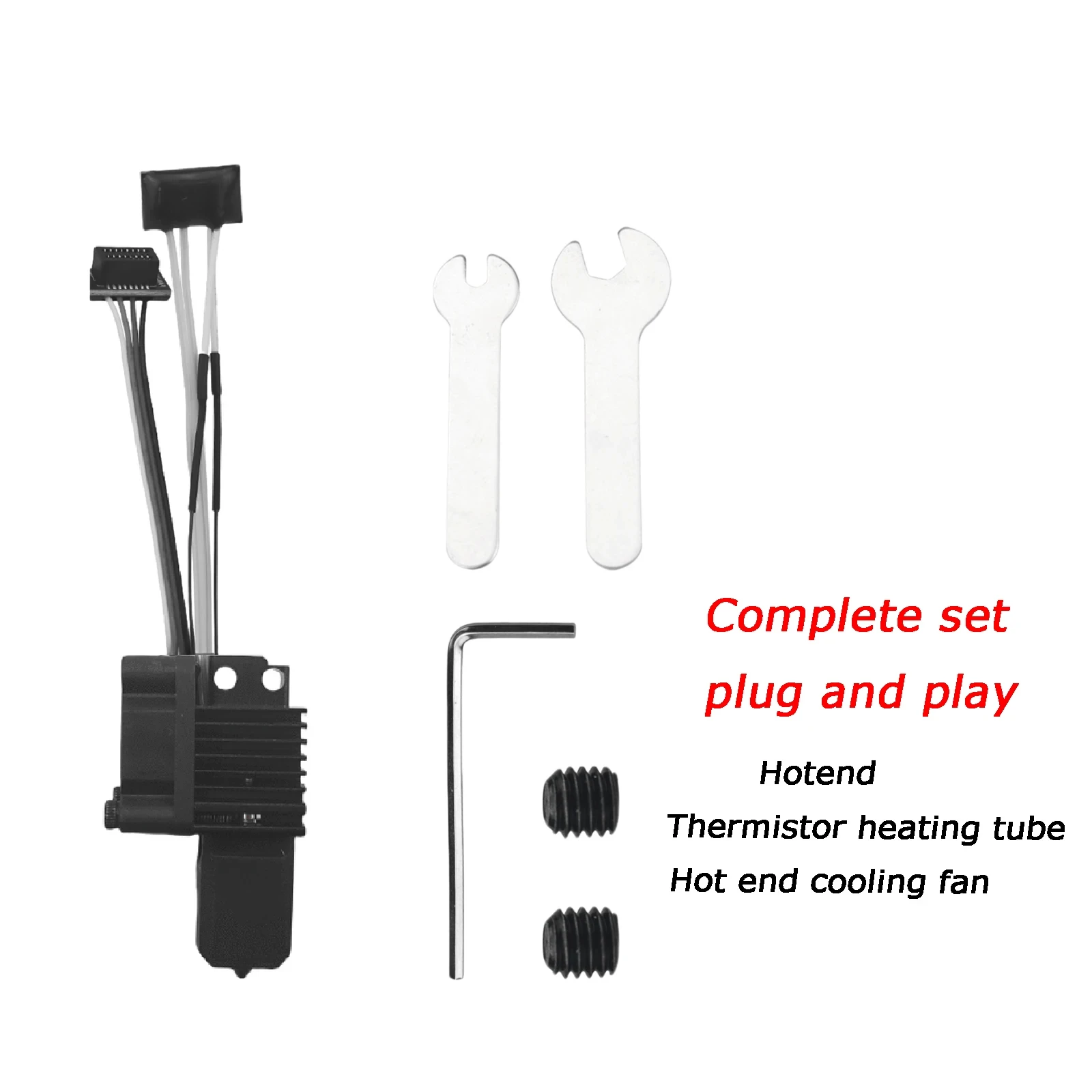 Komplette Hotend-Baugruppe Hotend für Bambu Lab X1 X1C P1P P1S mit Lüfter Upgrade 2.0 mit Düse Complete Bamboo Lab X1 Carbon