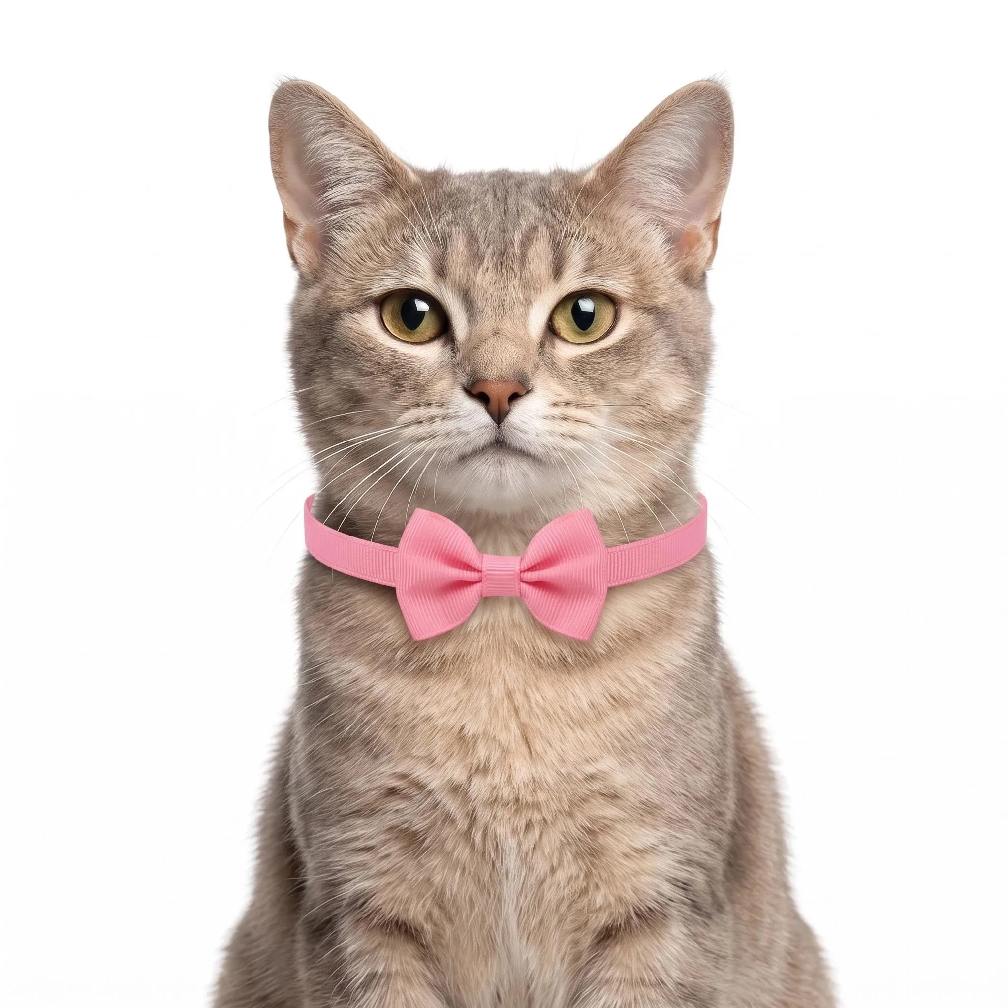 20Pcs/Lot  Pet Bow Tie Collars Assorted Solid Color Adjustable Small Dog Cat Bowknot Necklaces Daily Dress-up Accessories