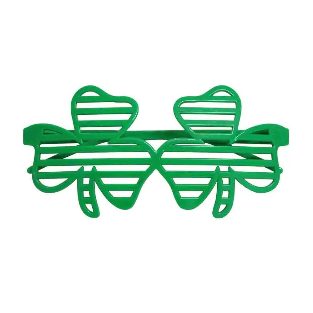 PESENAR-Conjunto de joyería para el Día de San Patricio, joyería de vacaciones irlandés, hebilla para la cabeza, calcetines, guantes, cadena de cuentas, gafas, vestido irlandés, 5 piezas