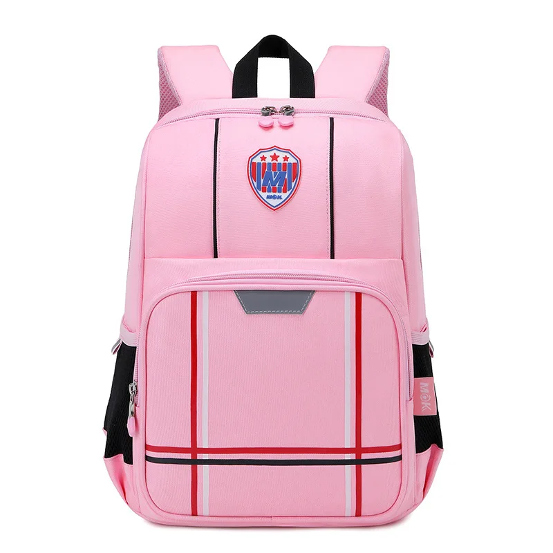 Tas Ransel Gaya Inggris untuk Anak Perempuan Sekolah Dasar, Tas Ransel Ringan Baru dengan Pelindung Tulang Belakang, Tas Ransel Anak yang Ergonomis dan Lucu