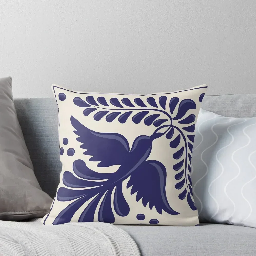 Flying Dove Talavera Tile de Akbaly, cojines decorativos para sala de estar, almohadas para dormir