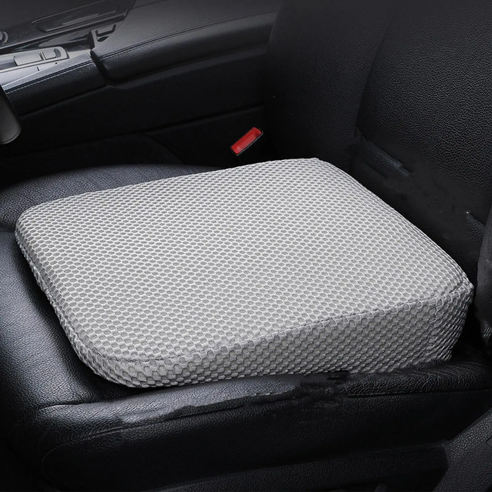 Neues Auto-Sitzkissen mit Wabenstruktur aus Memory-Schaum, Atmungsaktives 3D-Netz-Verdicktes Sitzkissen für Langes Sitzen