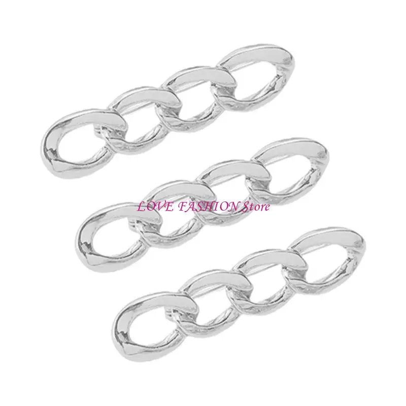 3pieces Metal Cighteners เข็มเข็มพินพินฟิตเนสสำหรับชุดต่างๆ Y166