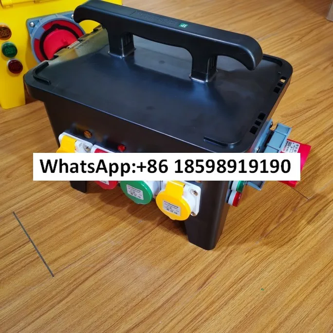 

Желтая коробка, 6-полосное 12-полосное водонепроницаемое освещение сцены и портативное аудиоразъем с большим экраном, мобильное распределение