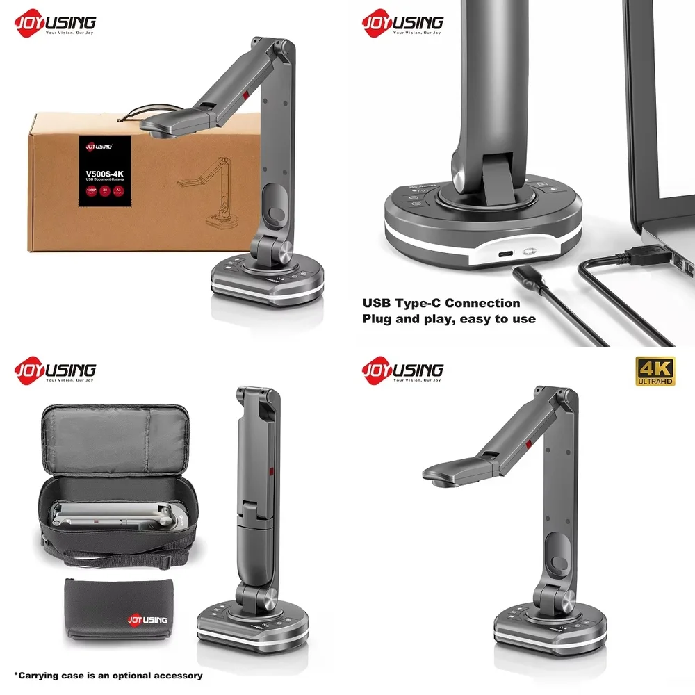 13MP Auto Focus USB Document Camera with 6 Touch Buttons for School Teacher for JOYUSING A3