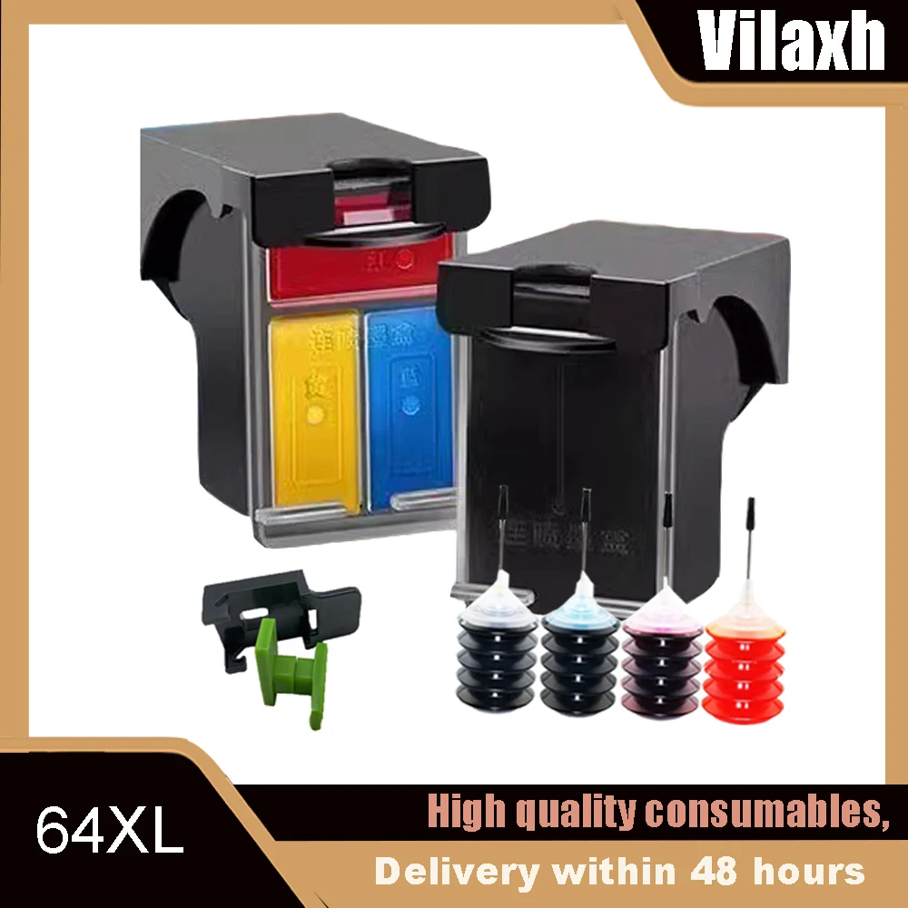 64XL 64 XL Compatible Ink Cartridge For HP 64 XL for HP64 Envy 7120 7130 7132 7134 7155 7158 7164 7800 7820 7822  Printer