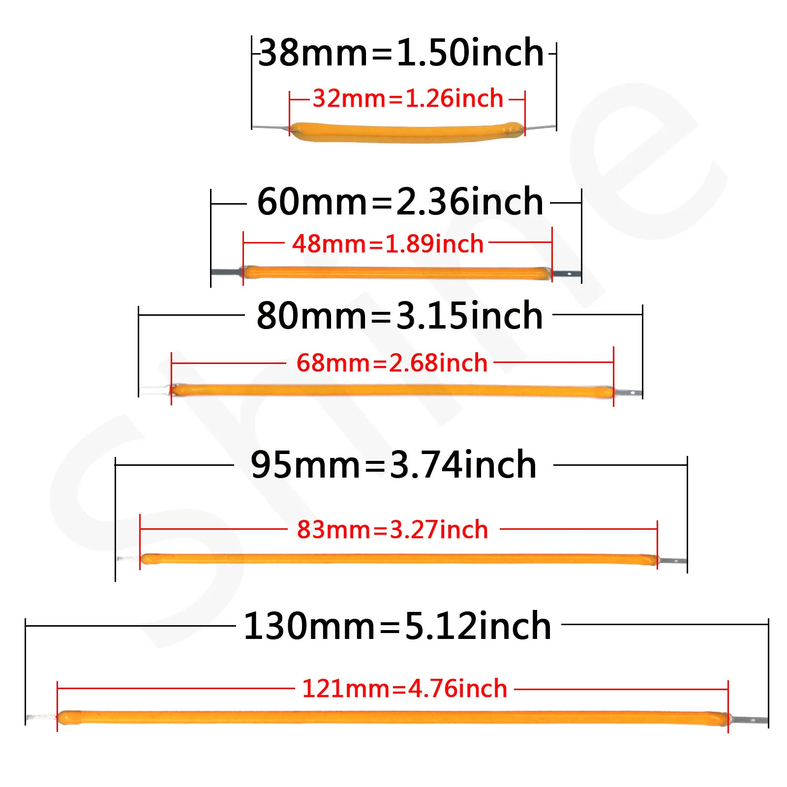 LED Filament Flexible DC3V 38mm 60mm 95mm 80mm 130mm 145mm 185mm 260mm 300mm Edison Bulb Lamp Parts COB LED Diode Decorative DIY