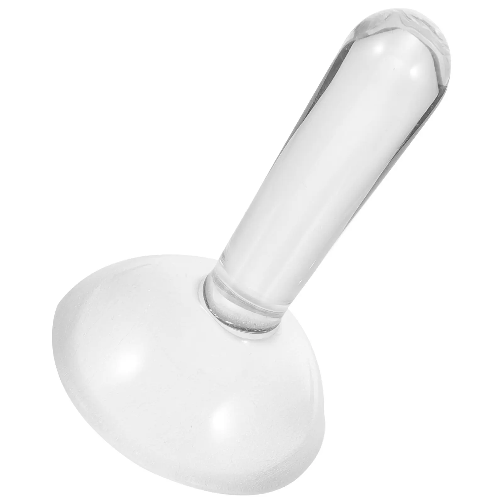 Glass Pestle Flat for Pigments Ergonomic Grinding Muller for Oil Painting Watercolor Mineral Pigment Grinding DIY Painting