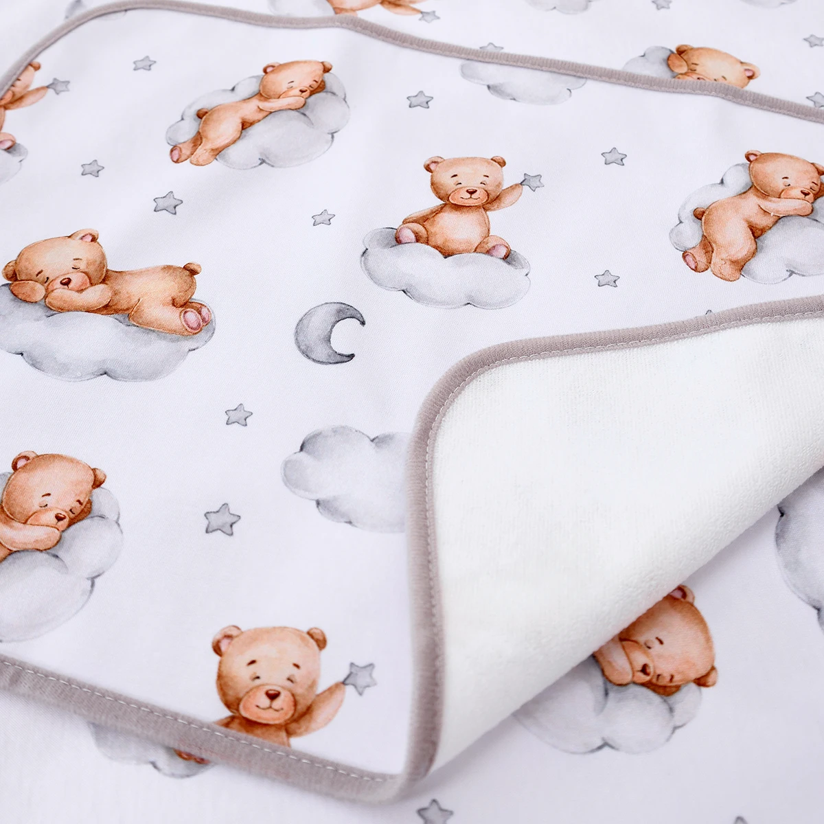 Elinfant 3 حجم لينة البوليستر سجادة لتغيير الحفاض المحمولة حفاضات وسادة تغيير الوسادة طوي الطفل تغيير الوسادة ، الفراش ، غطاء مرتبة