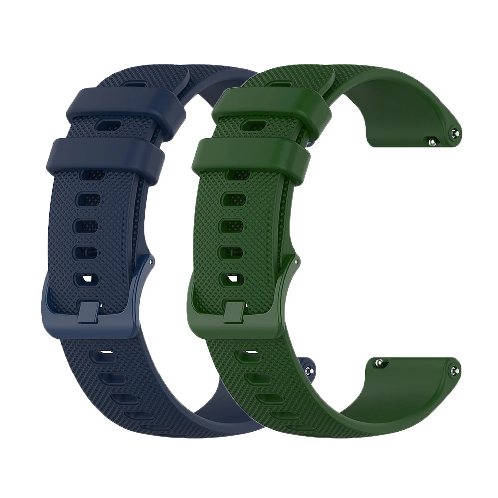 นาฬิกาซิลิโคน 22 มม.2pcs สําหรับ Galaxy Watch 45 มม.46 มม./Huawei Watch GT 4/ GT5 นุ่มกีฬา smartwatch สําหรับผู้หญิงผู้ชาย